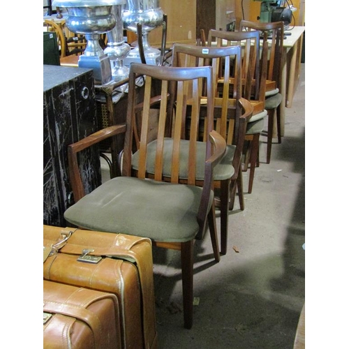 580 - SIX G PLAN TEAK DINING CHAIRS