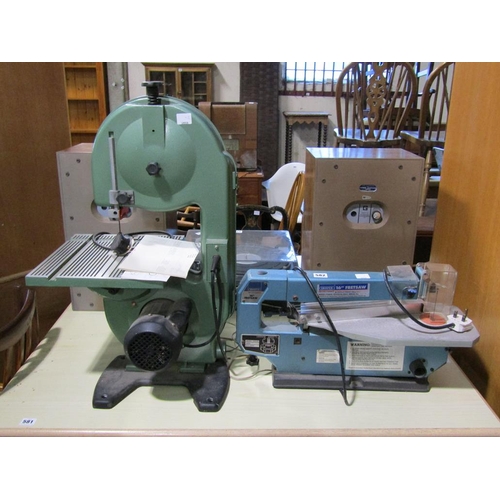 582 - BAND SAW AND A FRET SAW