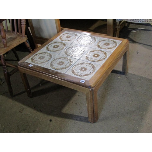 593 - TILE TOP TABLE