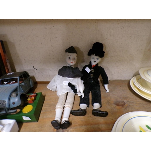 67 - PIERROT DOLL AND CHARLIE CHAPLIN