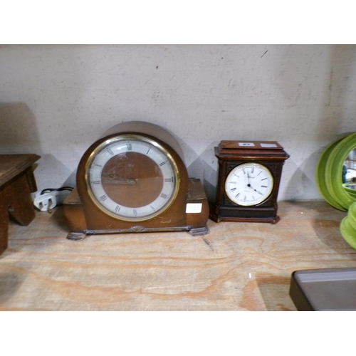 83 - TWO MANTEL CLOCKS TO INCL SMITHS