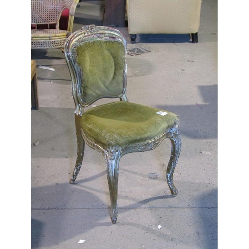 637 - GILT SALON CHAIR