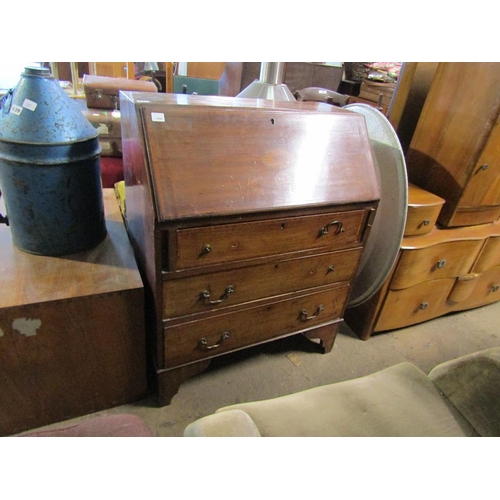 640 - EDWARDIAN INLAID BUREAU