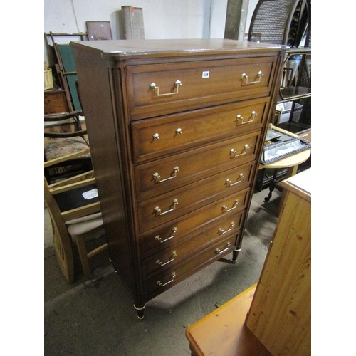 648 - SEVEN DRAWER CHEST