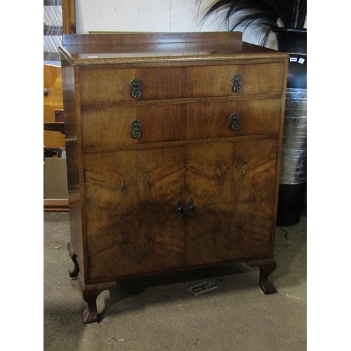 675 - WALNUT CUPBOARD