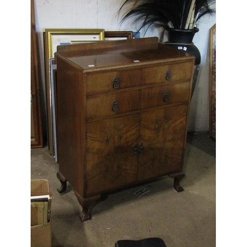 675 - WALNUT CUPBOARD