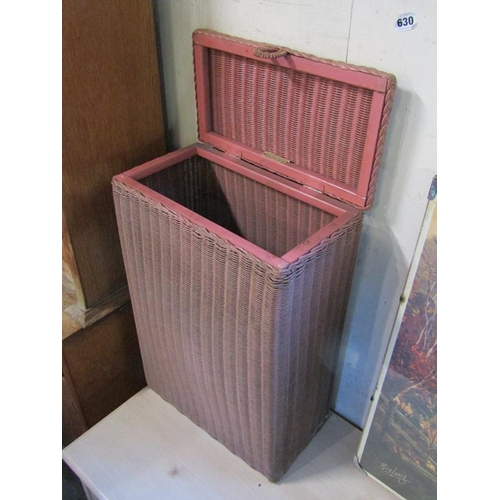 712 - EARLY LLOYD LOOM LINEN BASKET