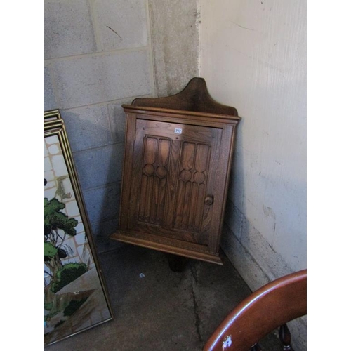 717 - OLD CHARM OAK CORNER CUPBOARD