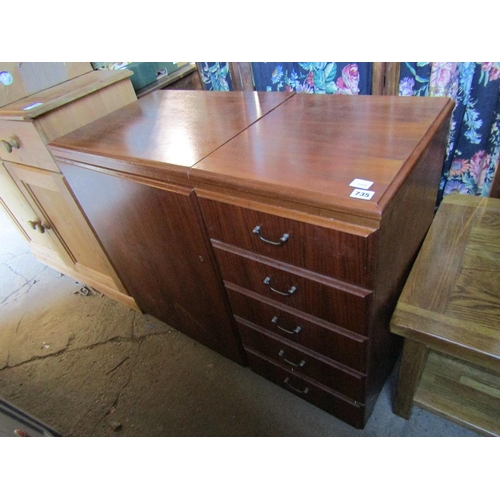 735 - SEWING CABINET