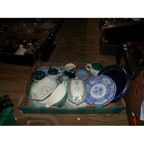 306 - MIXED CERAMICS, JASPERWARE ETC