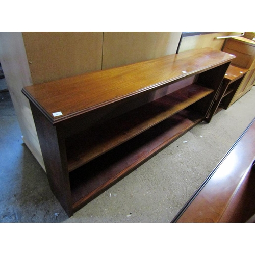 753 - MAHOGANY BOOKCASE