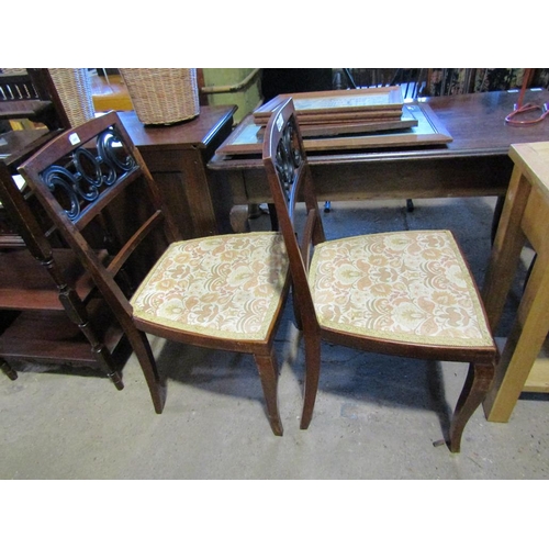 821 - TWO EDWARDIAN CHAIRS