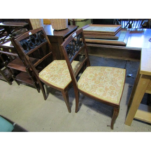 821 - TWO EDWARDIAN CHAIRS