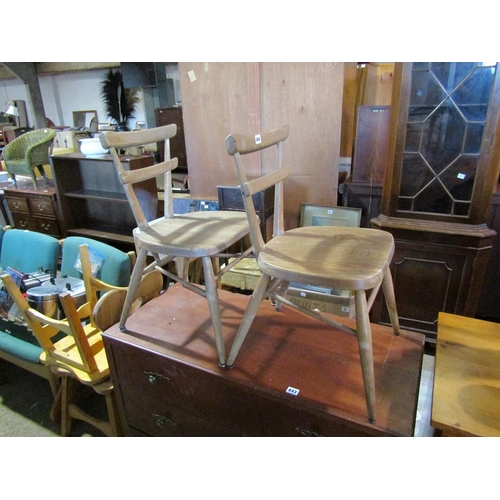 844 - TWO ERCOL CHILDS CHAIRS