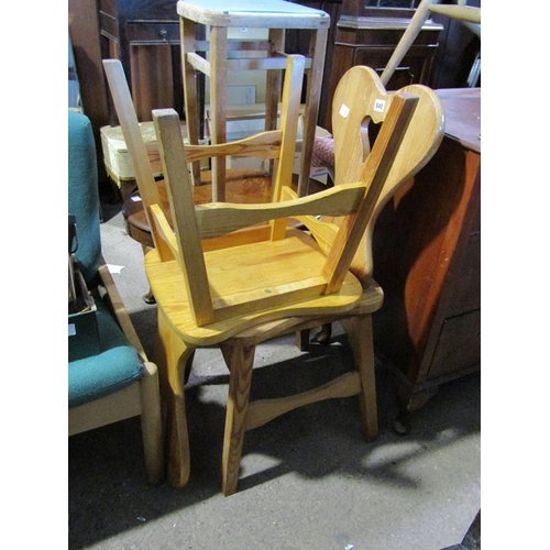 845 - TWO PINE CHAIRS