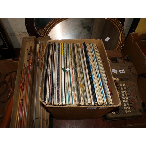 353 - BOX OF MIXED RECORDS