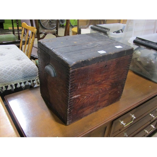 876 - WOODEN BOX