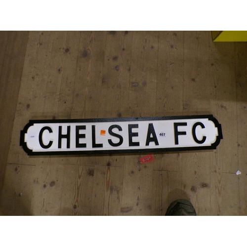 407 - REPLICA WOODEN CHELSEA FC SIGN