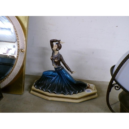 422 - LARGE ART DECO STYLE FIGURE