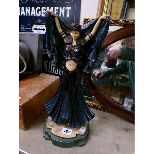 427 - LARGE ART DECO STYLE FIGURE