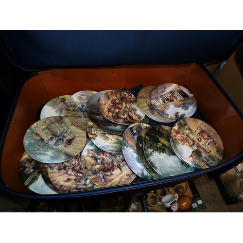 432 - TWO CASES - ONE CONTAINING COLLECTORS PLATES