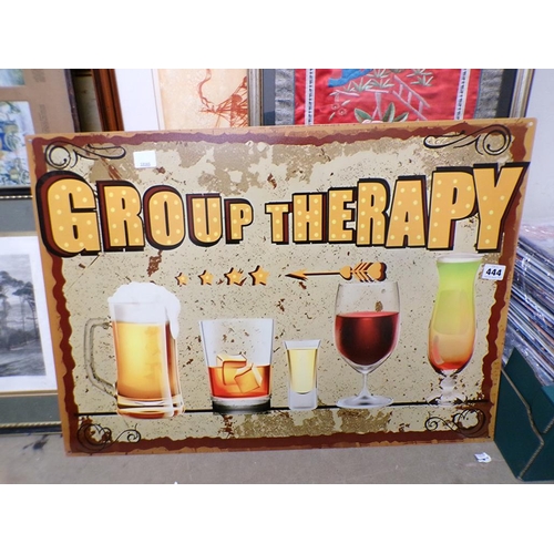 444 - REPLICA GROUP THERAPY SIGN