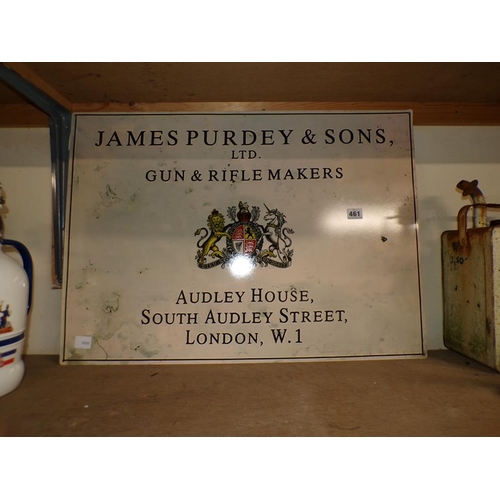 461 - JAMES PURDY & SONS REPRO SIGN