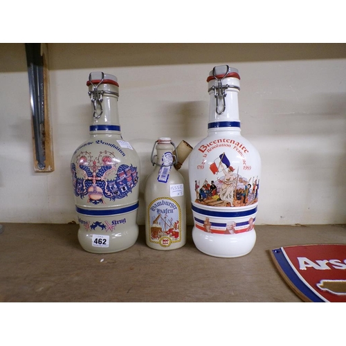 462 - CERAMIC DECANTERS