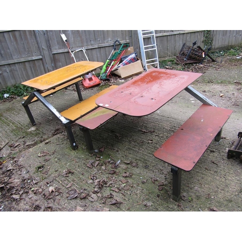 965 - TWO PICNIC BENCHES