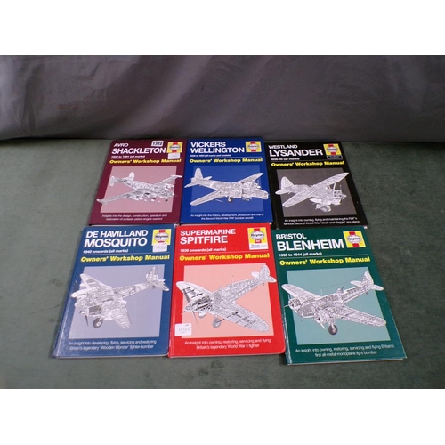 1322 - COLLECTION OF SIX AIRCRAFT OWNERS WORKSHOP OWNERS MANUALS INC. VICKERS WELLINGTON AND AVRO SHACKLETO... 