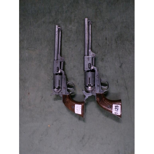 1425 - PAIR OF REPLICA SIX SHOOTER PISTOLS