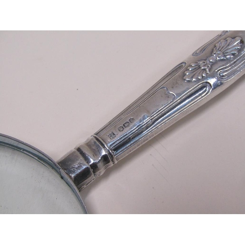 1508 - TWO SILVER HANDLED MAGNIFYING GLASSES