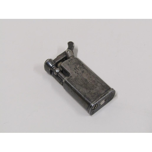 1530 - MARUMAN JAPANESE WHITE METAL TABLE LIGHTER