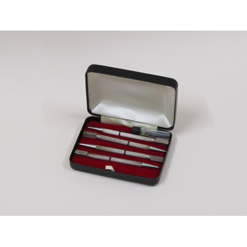 1603 - BOXED SET OF SILVER BRIDGE PENCILS