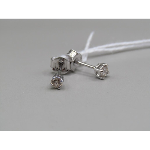 1625 - WHITE GOLD DIAMOND STUDS - 20CTS