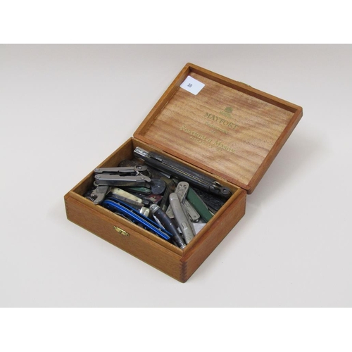 1659 - FORTNUM & MASON BOX TO INCL PEN KNIVES