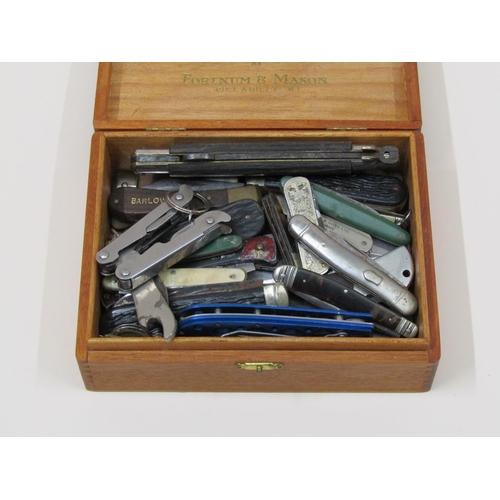 1659 - FORTNUM & MASON BOX TO INCL PEN KNIVES