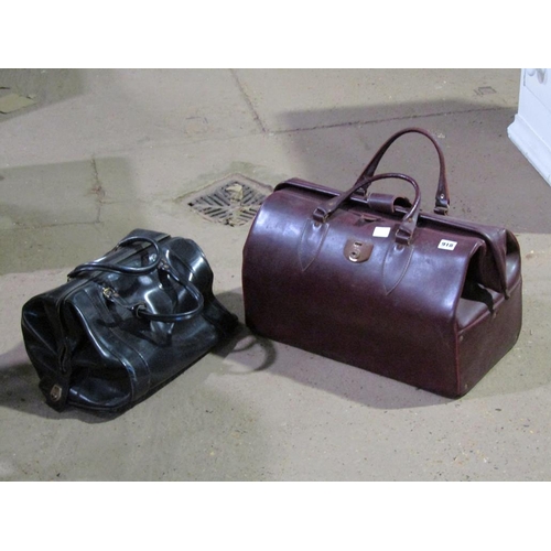 918 - TWO GLADSTONE TYPE BAGS