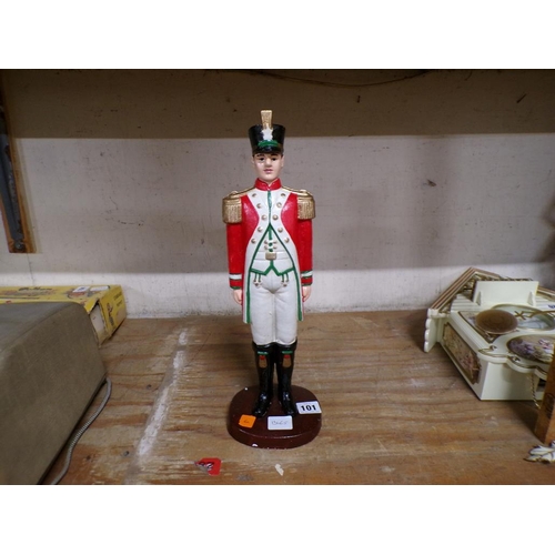 101 - CAST IRON SOLDIER FIGURE