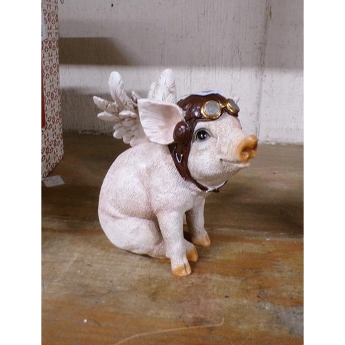 110 - RESIN FLYING PIG PILOT