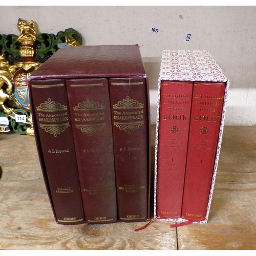 112 - COLLECTION OF BOOKS - SHAKESPEARE, OXFORD COMPANION