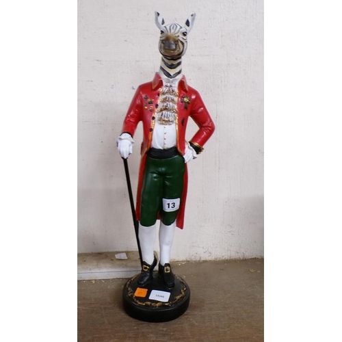 13 - NOVELTY ZEBRA FIGURE