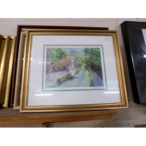 159 - QTY OF FRAMED PICTURES AND PRINTS TO INCL VERNON WARD