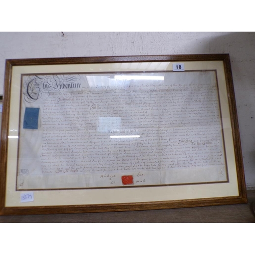 18 - FRAMED INDENTURE