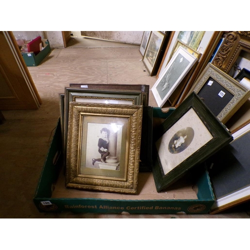 186 - FRAMED PHOTOGRAPHS, PORTRAITS