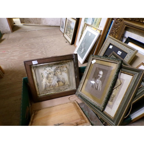 186 - FRAMED PHOTOGRAPHS, PORTRAITS