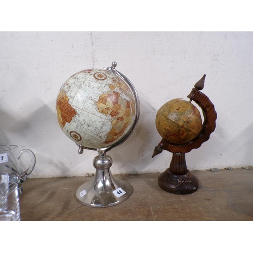 48 - TWO WORLD GLOBES