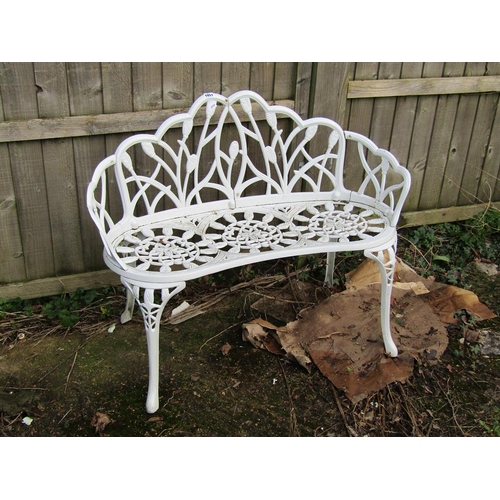 1051 - METAL GARDEN BENCH