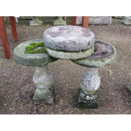 1055 - CONCRETE GARDEN PEDESTALS AND STANDS