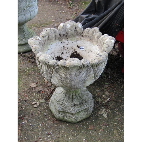 1086 - GARDEN URN ON STAND